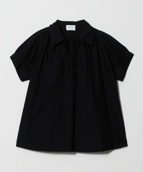 UNITED ARROWS / ユナイテッドアローズ シャツ・ブラウス | テントライン スキッパー ブラウス ‐ウォッシャブル‐（BLACK）