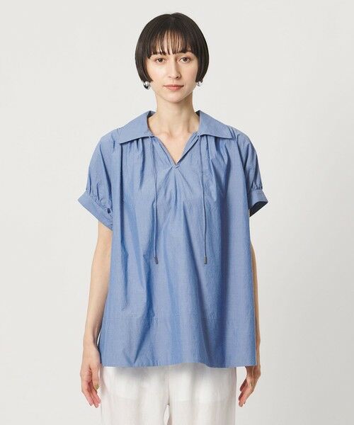 UNITED ARROWS / ユナイテッドアローズ シャツ・ブラウス | テントライン スキッパー ブラウス ‐ウォッシャブル‐ | 詳細8