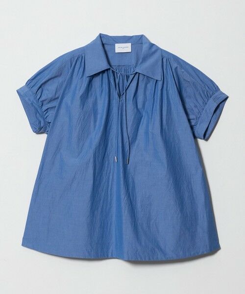 UNITED ARROWS / ユナイテッドアローズ シャツ・ブラウス | テントライン スキッパー ブラウス ‐ウォッシャブル‐（LT.BLUE）
