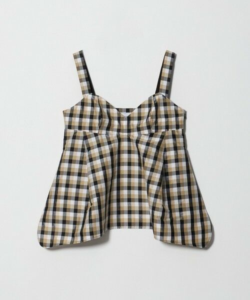 UNITED ARROWS / ユナイテッドアローズ キャミソール・チューブトップ | カラー ギンガムチェック キャミソール ‐ウォッシャブル‐ | 詳細7
