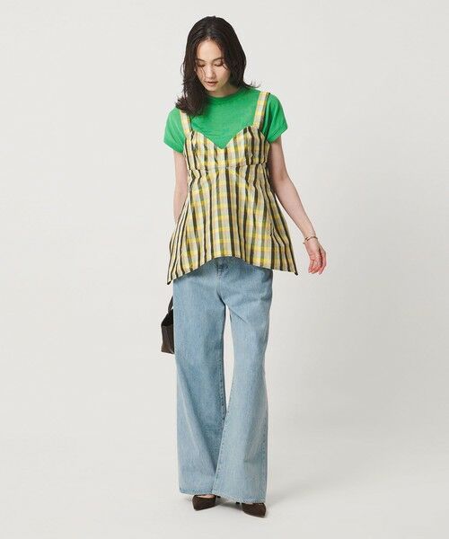 UNITED ARROWS / ユナイテッドアローズ キャミソール・チューブトップ | カラー ギンガムチェック キャミソール ‐ウォッシャブル‐ | 詳細20