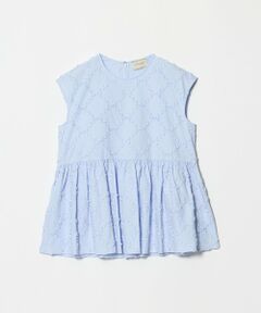 UNITED ARROWS / ユナイテッドアローズ シャツ・ブラウス | エンブロイダリー フリル フレンチスリーブ ブラウス