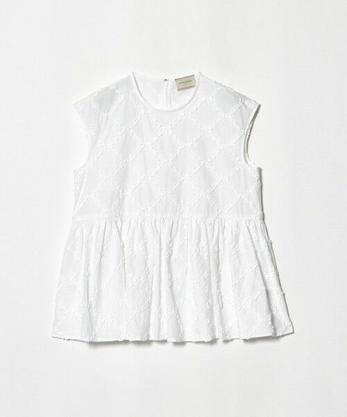 UNITED ARROWS / ユナイテッドアローズ シャツ・ブラウス | エンブロイダリー フリル フレンチスリーブ ブラウス | 詳細4