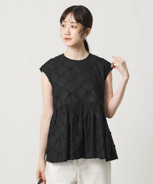 UNITED ARROWS / ユナイテッドアローズ シャツ・ブラウス | エンブロイダリー フリル フレンチスリーブ ブラウス | 詳細7