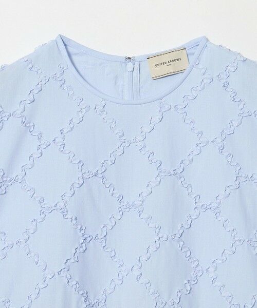 UNITED ARROWS / ユナイテッドアローズ シャツ・ブラウス | エンブロイダリー フリル フレンチスリーブ ブラウス | 詳細20