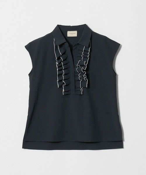 UNITED ARROWS / ユナイテッドアローズ シャツ・ブラウス | メロー フリル スキッパー フレンチスリーブ シャツ ‐防シワ 吸水速乾 UVカット 遮熱性 接触冷感‐ | 詳細24