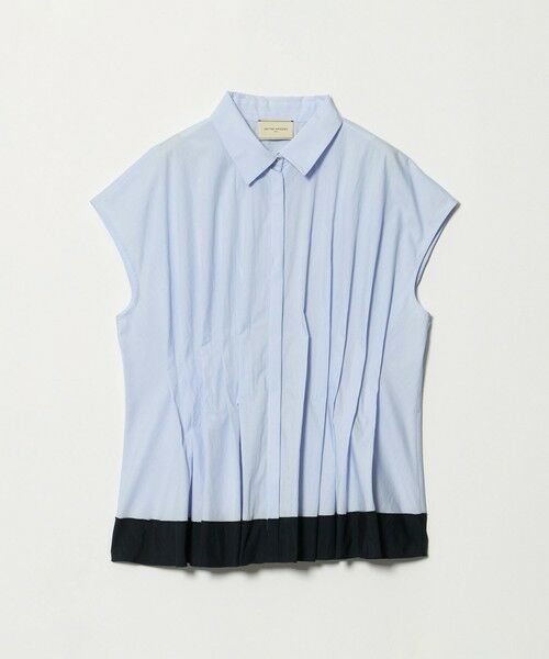 UNITED ARROWS / ユナイテッドアローズ シャツ・ブラウス | タック フレンチスリーブ シャツ（LT.BLUE）
