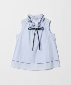 UNITED ARROWS / ユナイテッドアローズ シャツ・ブラウス | スタンド フリル ノースリーブ ブラウス ‐ウォッシャブル‐
