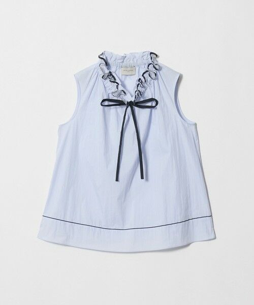 UNITED ARROWS / ユナイテッドアローズ シャツ・ブラウス | スタンド フリル ノースリーブ ブラウス ‐ウォッシャブル‐ | 詳細13