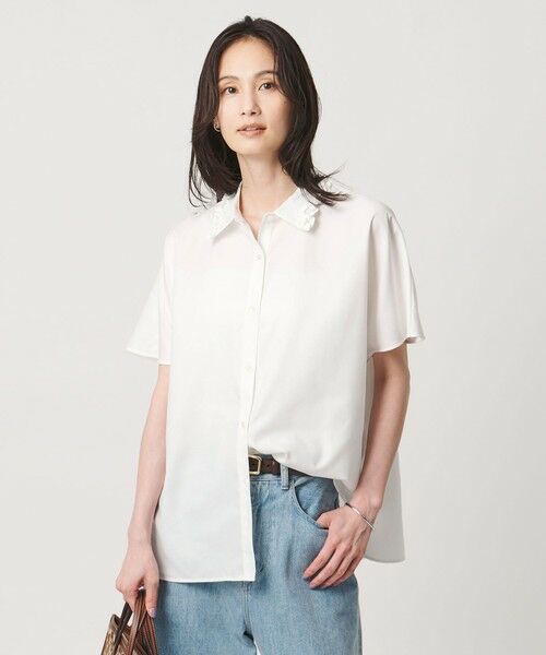 UNITED ARROWS / ユナイテッドアローズ シャツ・ブラウス | ミニフリル シャツ | 詳細1