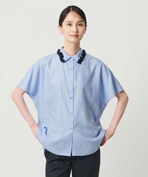 UNITED ARROWS / ユナイテッドアローズ シャツ・ブラウス | ミニフリル シャツ | 詳細14
