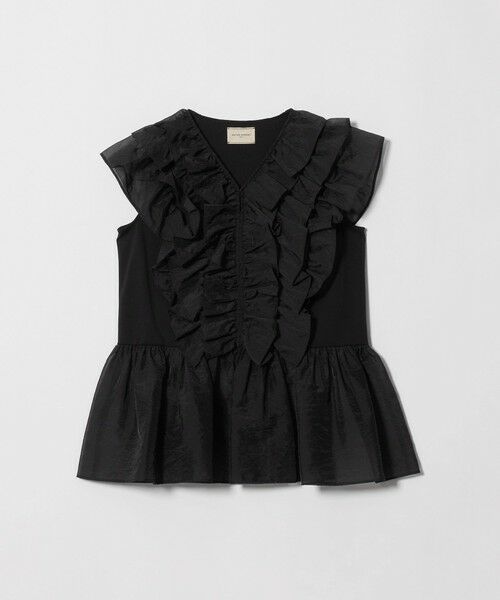UNITED ARROWS / ユナイテッドアローズ カットソー | レディー フリル チュール カットソー ‐ウォッシャブル‐ | 詳細11