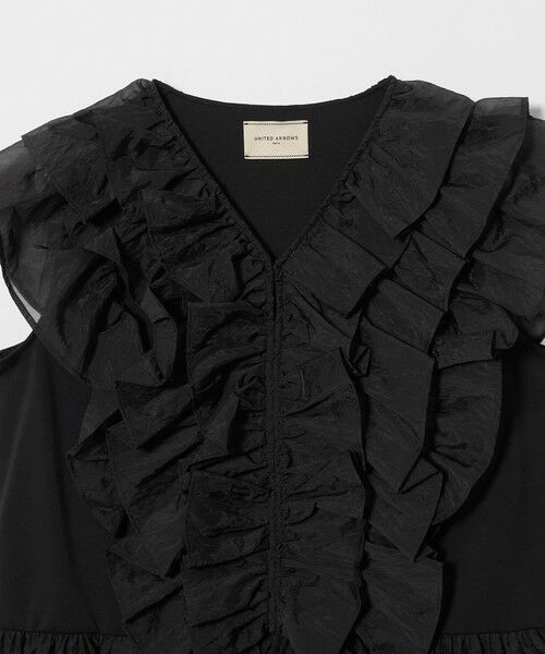 UNITED ARROWS / ユナイテッドアローズ カットソー | レディー フリル チュール カットソー ‐ウォッシャブル‐ | 詳細12