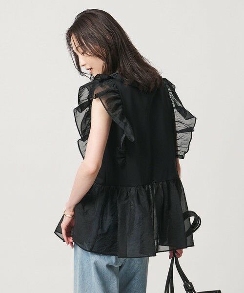 UNITED ARROWS / ユナイテッドアローズ カットソー | レディー フリル チュール カットソー ‐ウォッシャブル‐ | 詳細9