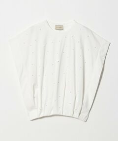 UNITED ARROWS / ユナイテッドアローズ カットソー | ビジュー Tシャツ ‐接触冷感‐