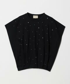 UNITED ARROWS / ユナイテッドアローズ カットソー | ビジュー Tシャツ ‐接触冷感‐