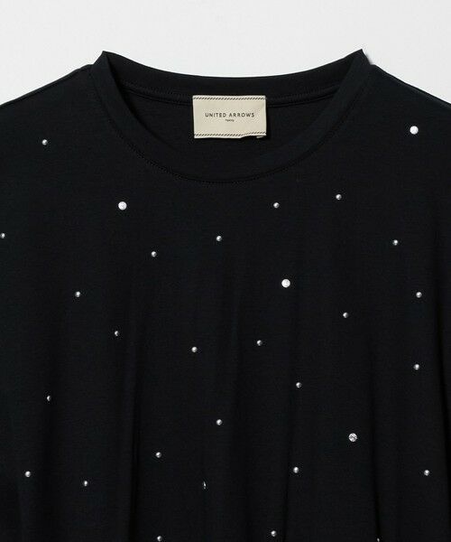 UNITED ARROWS / ユナイテッドアローズ カットソー | ビジュー Tシャツ ‐接触冷感‐ | 詳細14