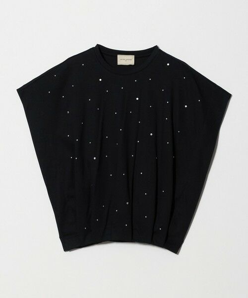 UNITED ARROWS / ユナイテッドアローズ カットソー | ビジュー Tシャツ ‐接触冷感‐（BLACK）