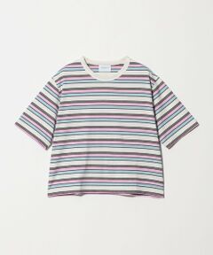 UNITED ARROWS / ユナイテッドアローズ カットソー | マルチボーダー ハーフスリーブ Tシャツ