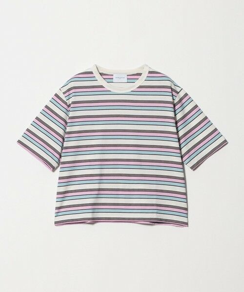 UNITED ARROWS / ユナイテッドアローズ カットソー | マルチボーダー ハーフスリーブ Tシャツ | 詳細6