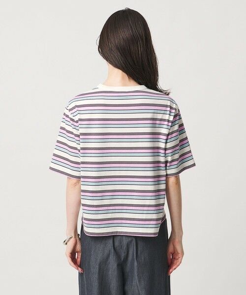 UNITED ARROWS / ユナイテッドアローズ カットソー | マルチボーダー ハーフスリーブ Tシャツ | 詳細5