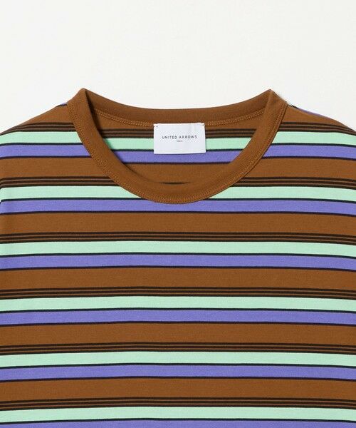 UNITED ARROWS / ユナイテッドアローズ カットソー | マルチボーダー ハーフスリーブ Tシャツ | 詳細14