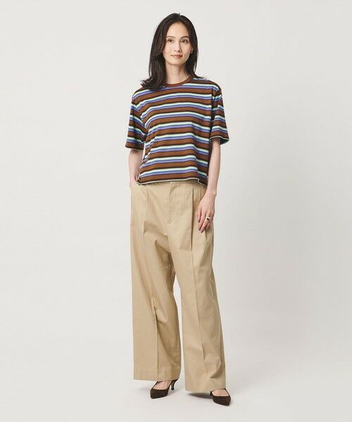 UNITED ARROWS / ユナイテッドアローズ カットソー | マルチボーダー ハーフスリーブ Tシャツ | 詳細11