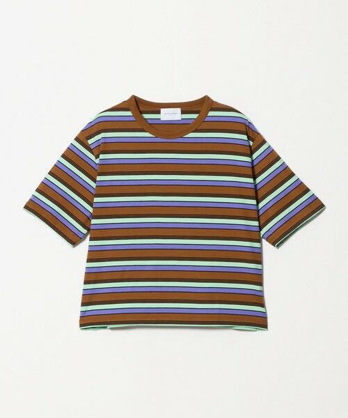 UNITED ARROWS / ユナイテッドアローズ カットソー | マルチボーダー ハーフスリーブ Tシャツ | 詳細12