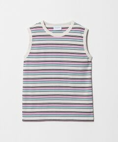 UNITED ARROWS / ユナイテッドアローズ キャミソール・チューブトップ | マルチボーダー ノースリーブ Tシャツ