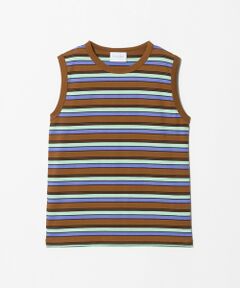UNITED ARROWS / ユナイテッドアローズ キャミソール・チューブトップ | マルチボーダー ノースリーブ Tシャツ