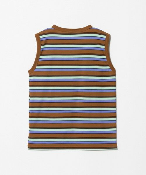 UNITED ARROWS / ユナイテッドアローズ キャミソール・チューブトップ | マルチボーダー ノースリーブ Tシャツ | 詳細12