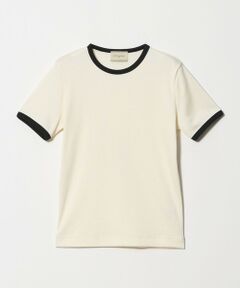 UNITED ARROWS / ユナイテッドアローズ カットソー | リブ バイカラーパイピング ショートスリーブ Tシャツ