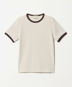 UNITED ARROWS / ユナイテッドアローズ カットソー | リブ バイカラーパイピング ショートスリーブ Tシャツ