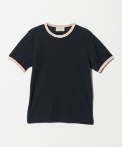 UNITED ARROWS / ユナイテッドアローズ カットソー | リブ バイカラーパイピング ショートスリーブ Tシャツ