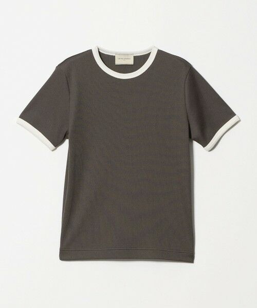 UNITED ARROWS / ユナイテッドアローズ カットソー | リブ バイカラーパイピング ショートスリーブ Tシャツ | 詳細9