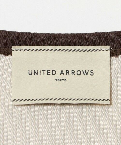 UNITED ARROWS / ユナイテッドアローズ カットソー | リブ バイカラーパイピング ショートスリーブ Tシャツ | 詳細9