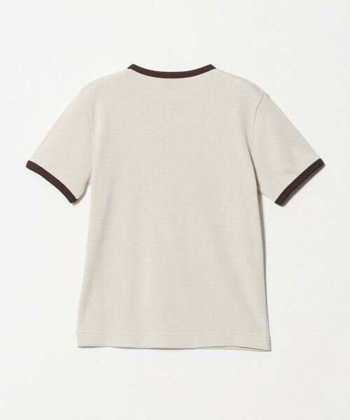 UNITED ARROWS / ユナイテッドアローズ カットソー | リブ バイカラーパイピング ショートスリーブ Tシャツ | 詳細14