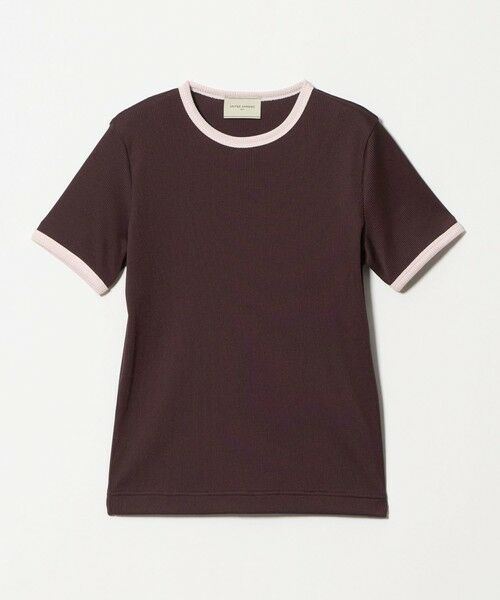 UNITED ARROWS / ユナイテッドアローズ カットソー | リブ バイカラーパイピング ショートスリーブ Tシャツ | 詳細20