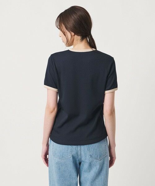UNITED ARROWS / ユナイテッドアローズ カットソー | リブ バイカラーパイピング ショートスリーブ Tシャツ | 詳細27