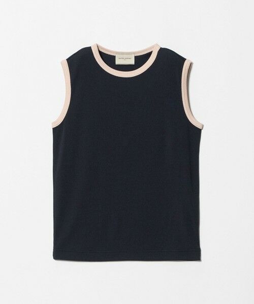 UNITED ARROWS / ユナイテッドアローズ タンクトップ | リブ バイカラーパイピング ノースリーブ Tシャツ | 詳細28
