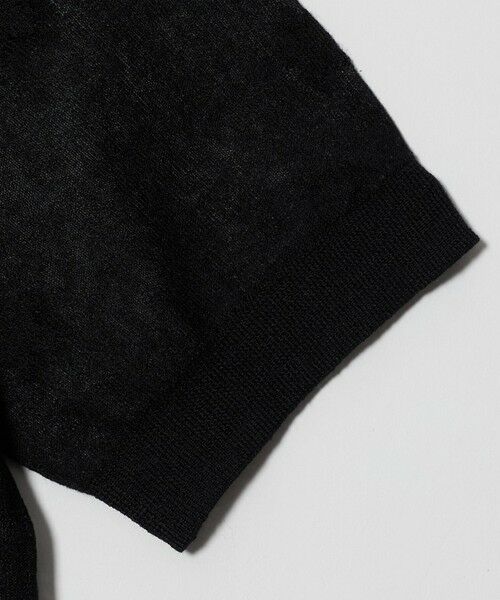 UNITED ARROWS / ユナイテッドアローズ ニット・セーター | シアー フラワー ショートスリーブ ニット ‐ウォッシャブル‐ | 詳細16