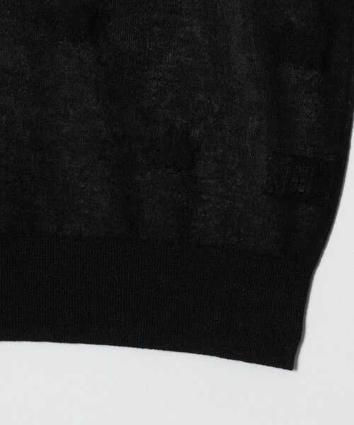 UNITED ARROWS / ユナイテッドアローズ ニット・セーター | シアー フラワー ショートスリーブ ニット ‐ウォッシャブル‐ | 詳細17