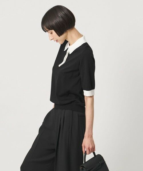 UNITED ARROWS / ユナイテッドアローズ ニット・セーター | クロシェ ポロニット ‐ウォッシャブル‐ | 詳細2