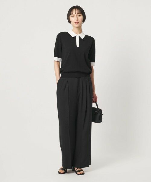 UNITED ARROWS / ユナイテッドアローズ ニット・セーター | クロシェ ポロニット ‐ウォッシャブル‐ | 詳細3