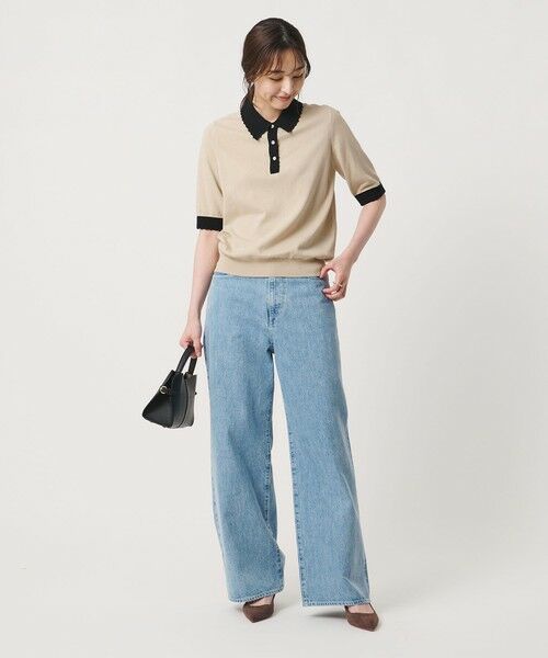 UNITED ARROWS / ユナイテッドアローズ ニット・セーター | クロシェ ポロニット ‐ウォッシャブル‐ | 詳細13