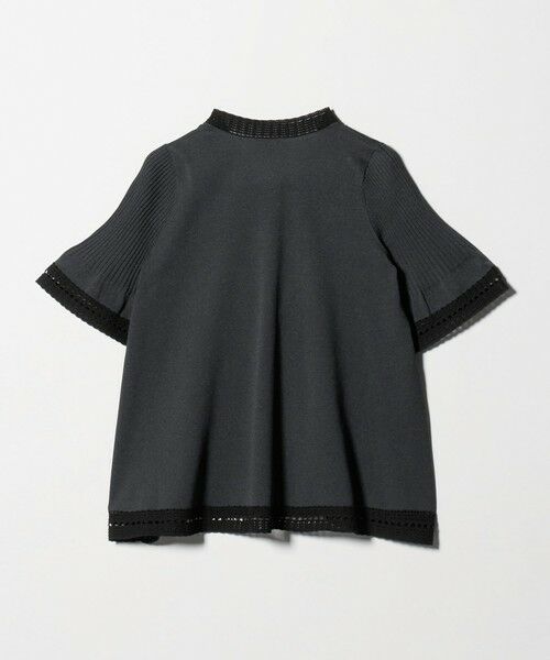 UNITED ARROWS / ユナイテッドアローズ ニット・セーター | Vネック ニット ショートスリーブ チュニック | 詳細3