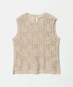 UNITED ARROWS / ユナイテッドアローズ ベスト | スパンコール エンブロイダリー ニットベスト ‐ウォッシャブル‐