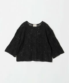UNITED ARROWS / ユナイテッドアローズ ニット・セーター | スパンコール エンブロイダリー プルオーバー ニット ‐ウォッシャブル‐