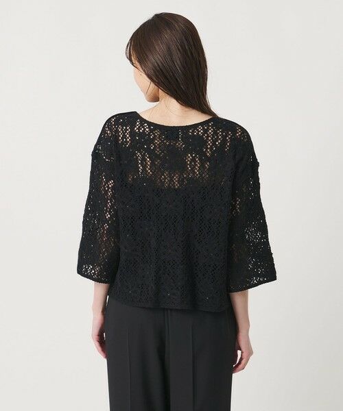 UNITED ARROWS / ユナイテッドアローズ ニット・セーター | スパンコール エンブロイダリー プルオーバー ニット ‐ウォッシャブル‐ | 詳細12