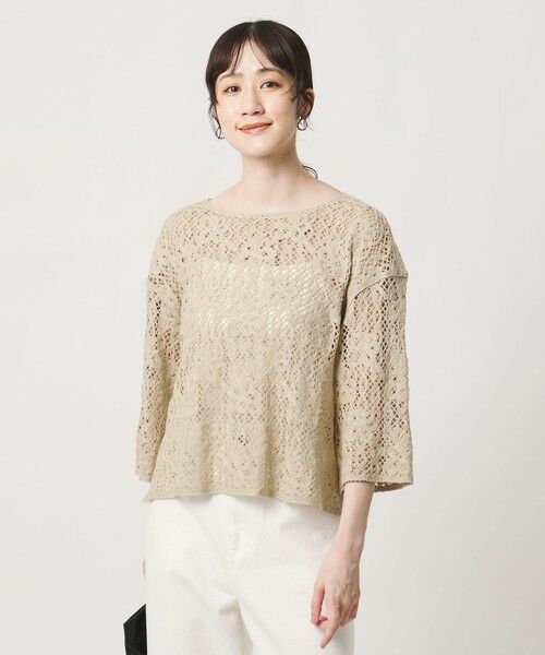 UNITED ARROWS / ユナイテッドアローズ ニット・セーター | スパンコール エンブロイダリー プルオーバー ニット ‐ウォッシャブル‐ | 詳細16